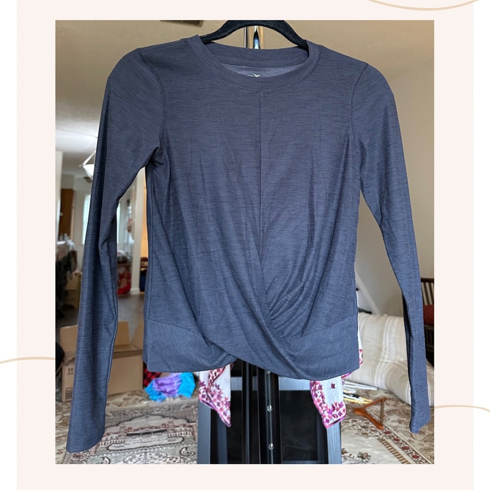 Old Navy Workout wrap front top
